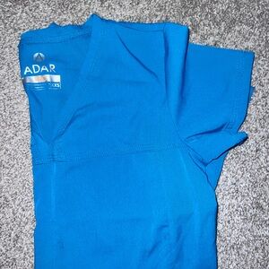 Adar Pro Vibrant Blue Scrub Top